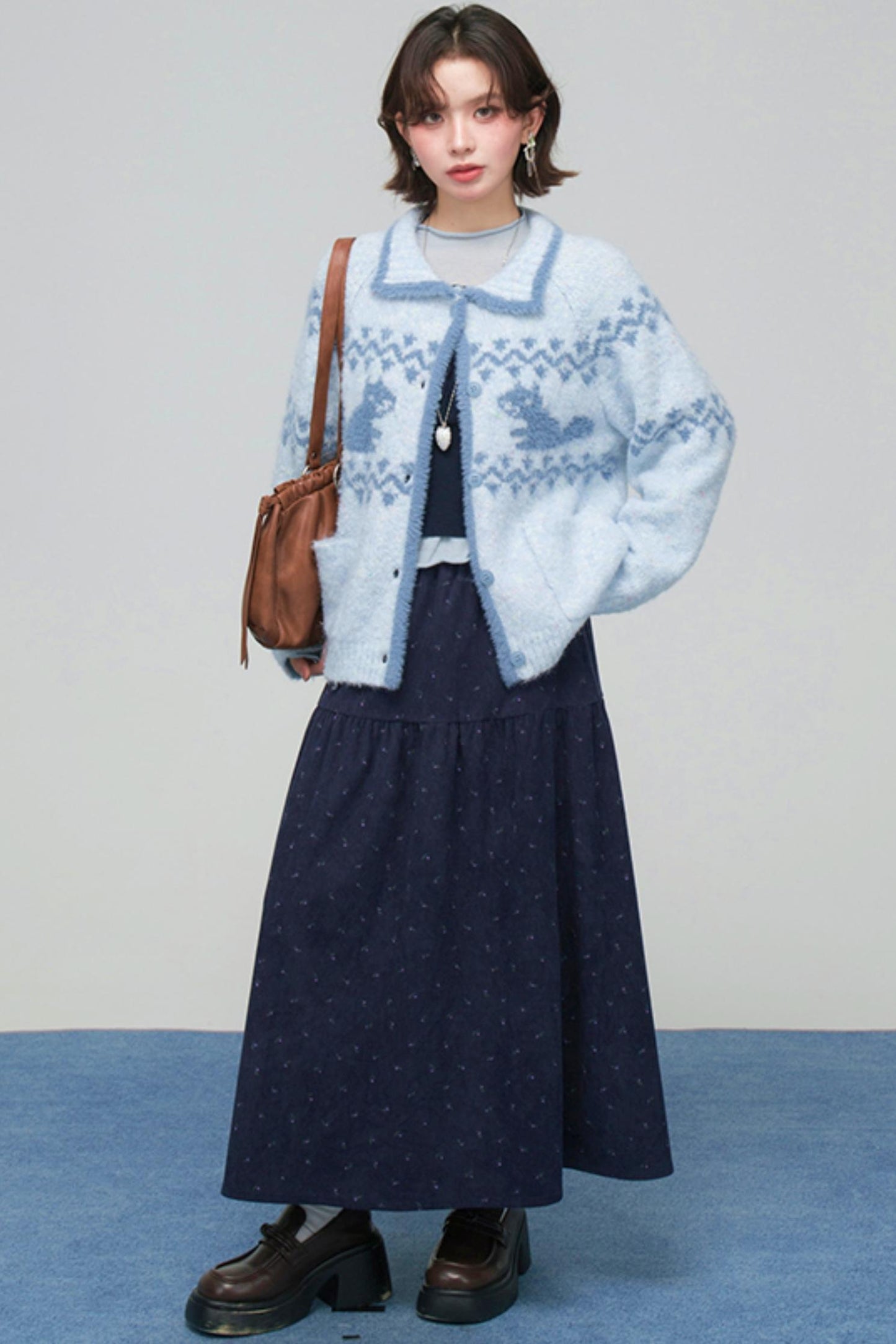 ジェジュアイランドスクイレルカーディガン