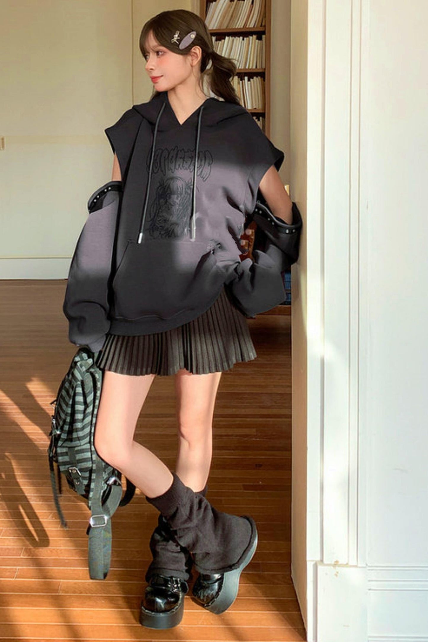 Sweet Cartoon Hooded Tops