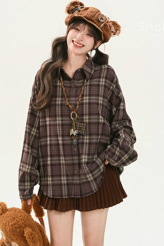 플랜드 레트로 셔츠