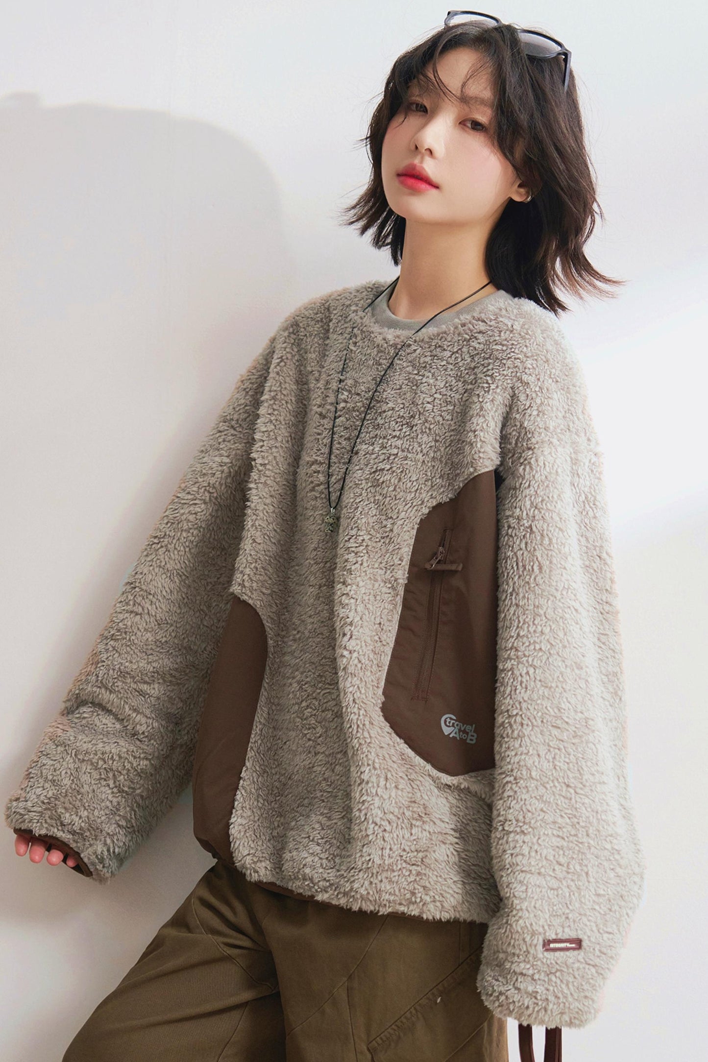 ルーズポーラーフリーススウェット