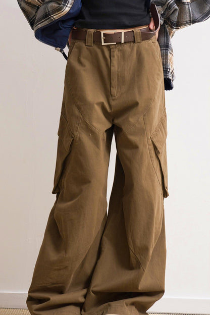 ラージポケットカーゴストレートレッグパンツ