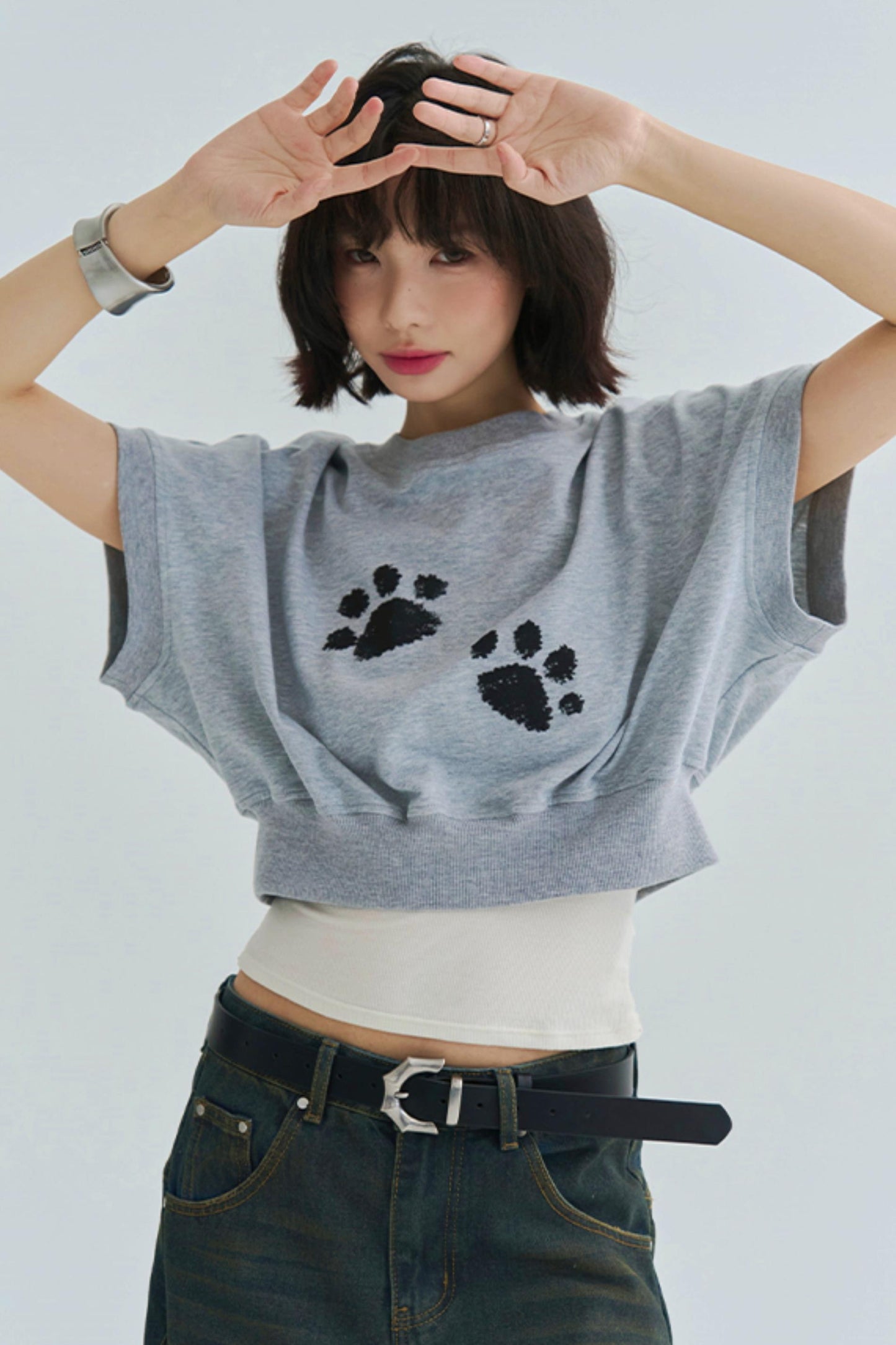 Gravity Mark Crop Top + Shorts