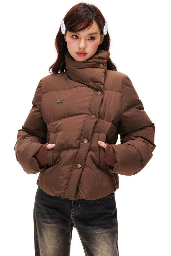 American Retro Stand Collar Down Jacket