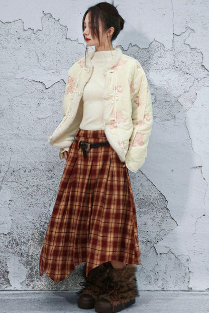 Coy Embroidered Cotton Jacket