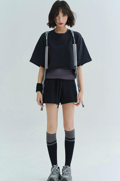 Top de Ocio Lavado + Pantalones Cortos
