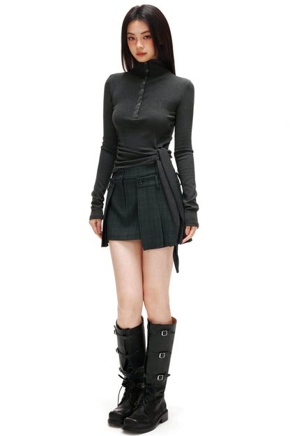 タートルネックヒーティングトップス