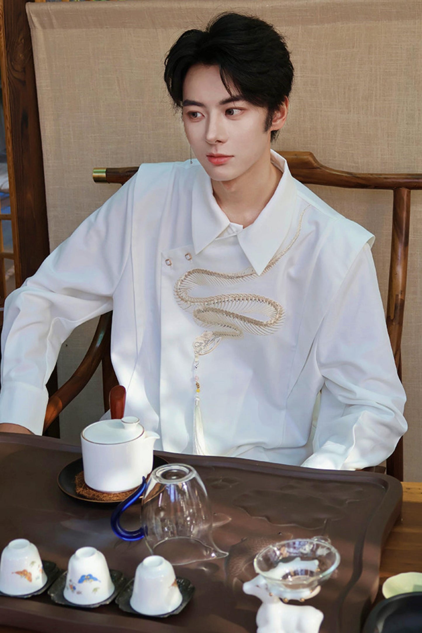 Snake Bone Prince Blouse
