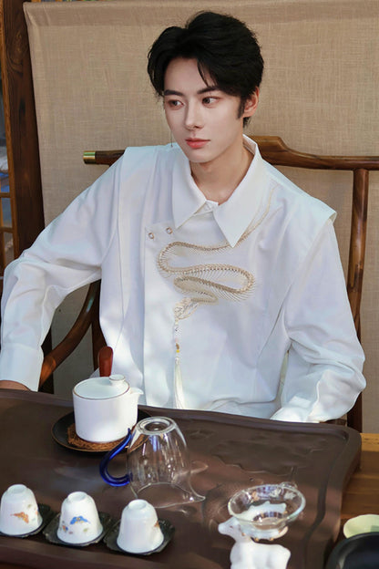 Snake Bone Prince Blouse