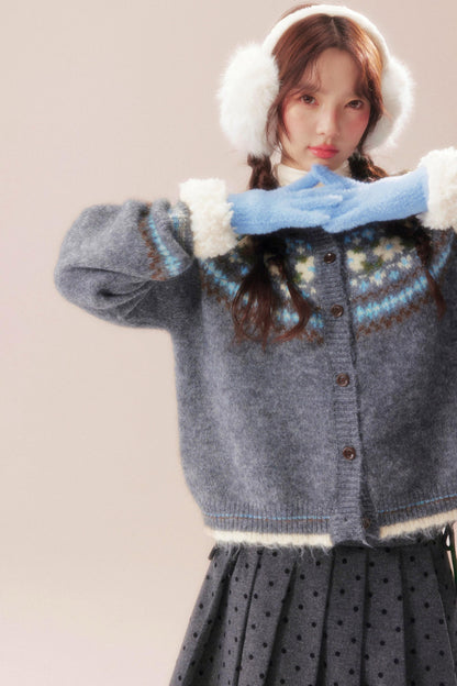 Island Bubble Fair Isle Cardigan