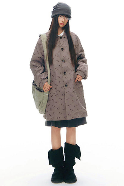 ダブルサイドドールカラーコート