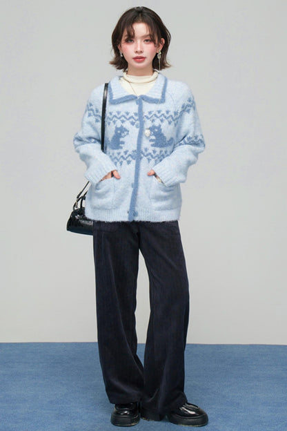 カリフォルニアブルーコーデュロイパンツ