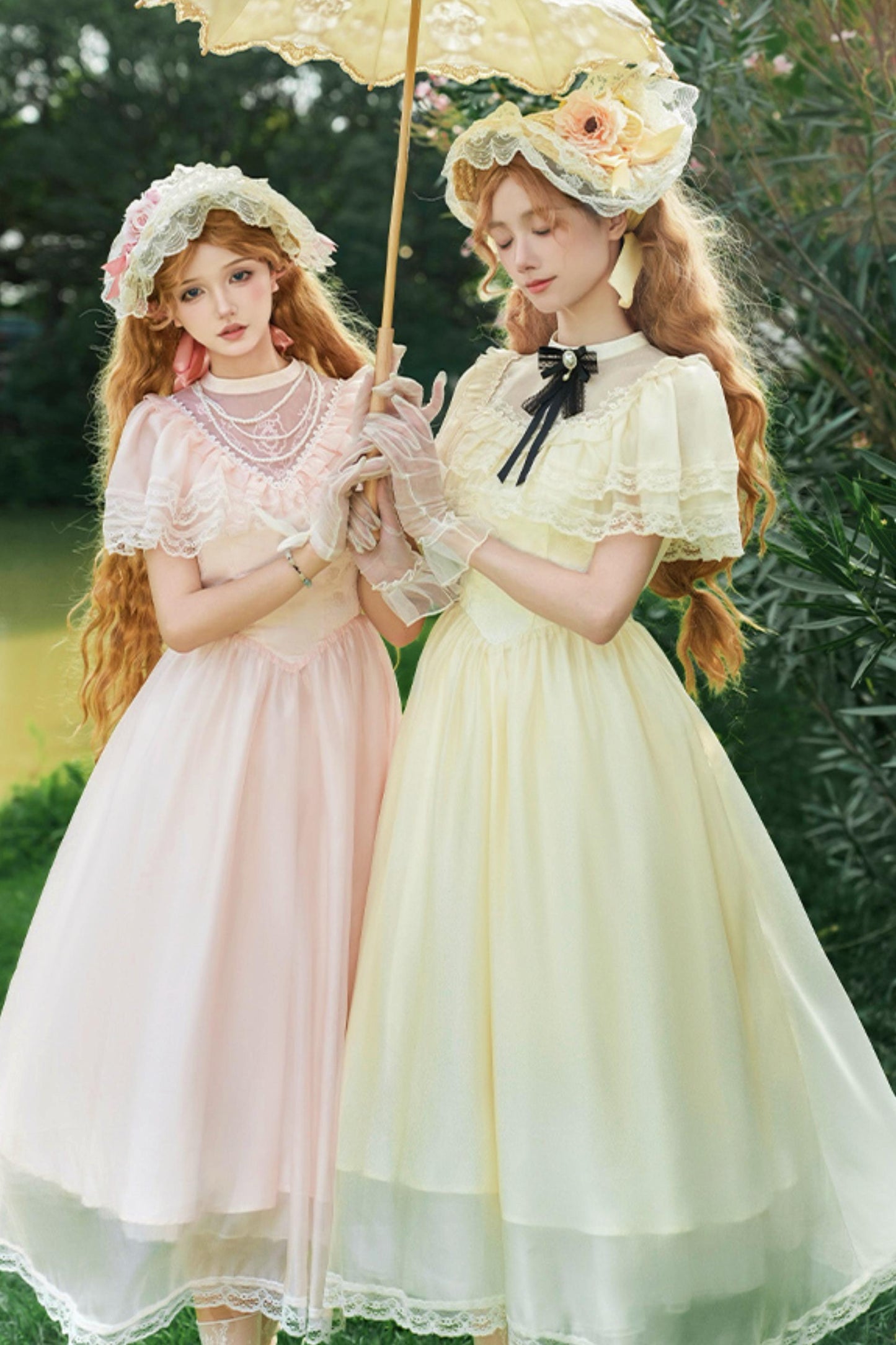 ツインエドワードカラーロリータドレス