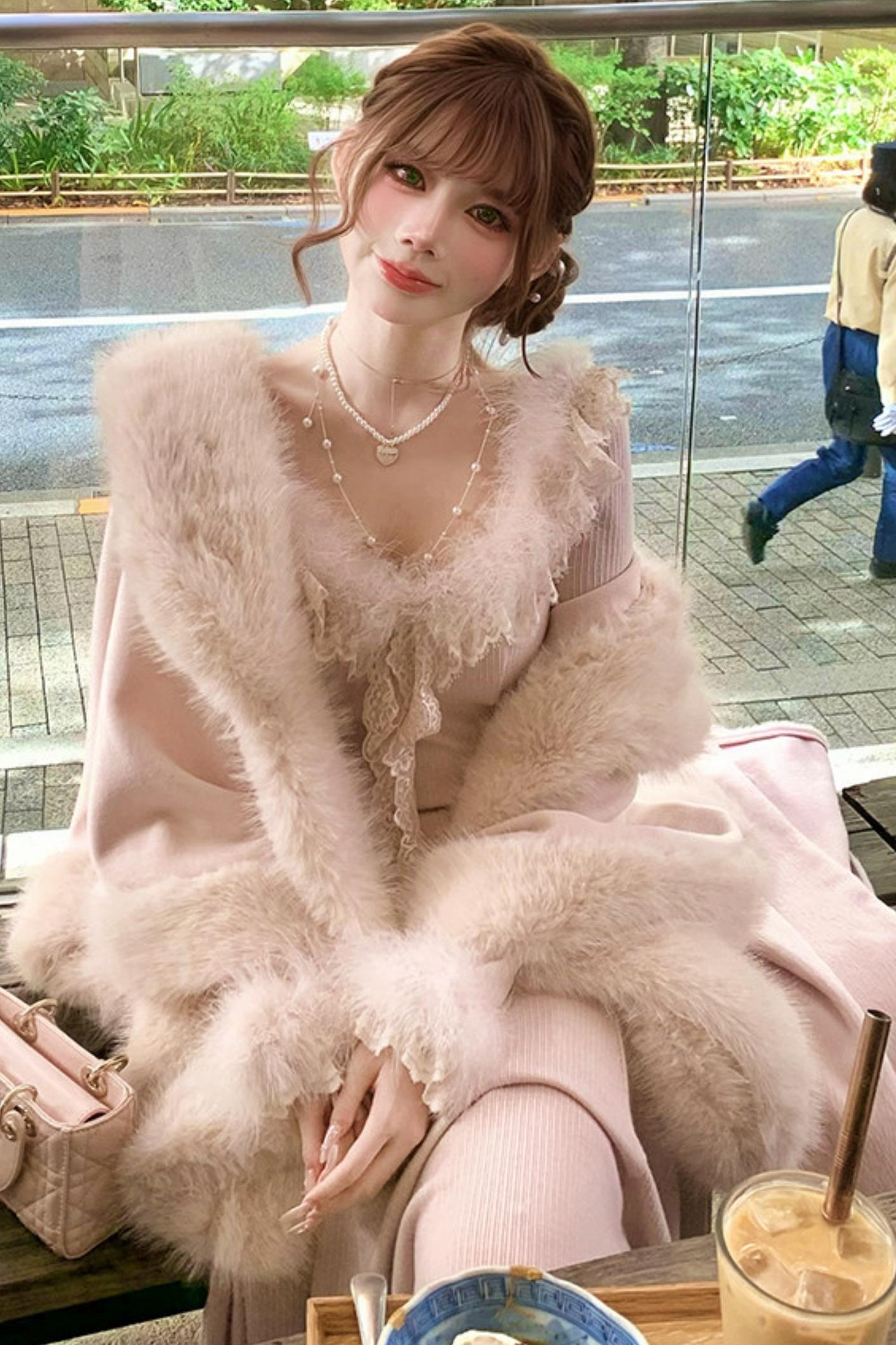 sweet fur cape