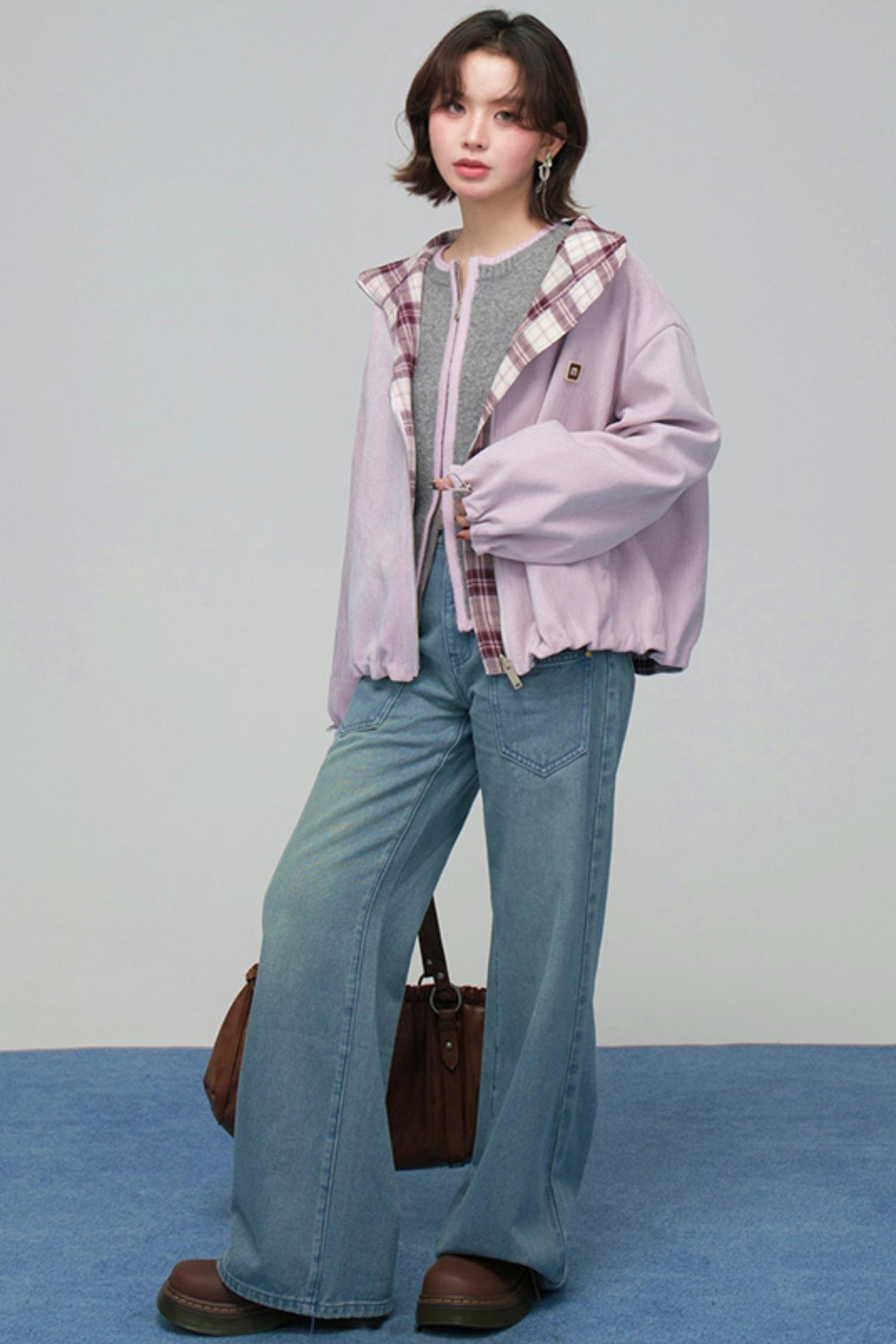 リバーシブルパズルチェックジャケット