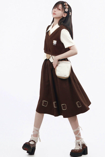 Ensemble uniforme thé au lait