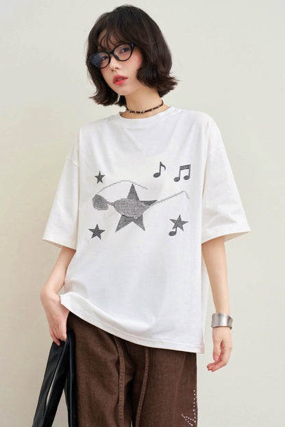 Gravity Museum Printed Top