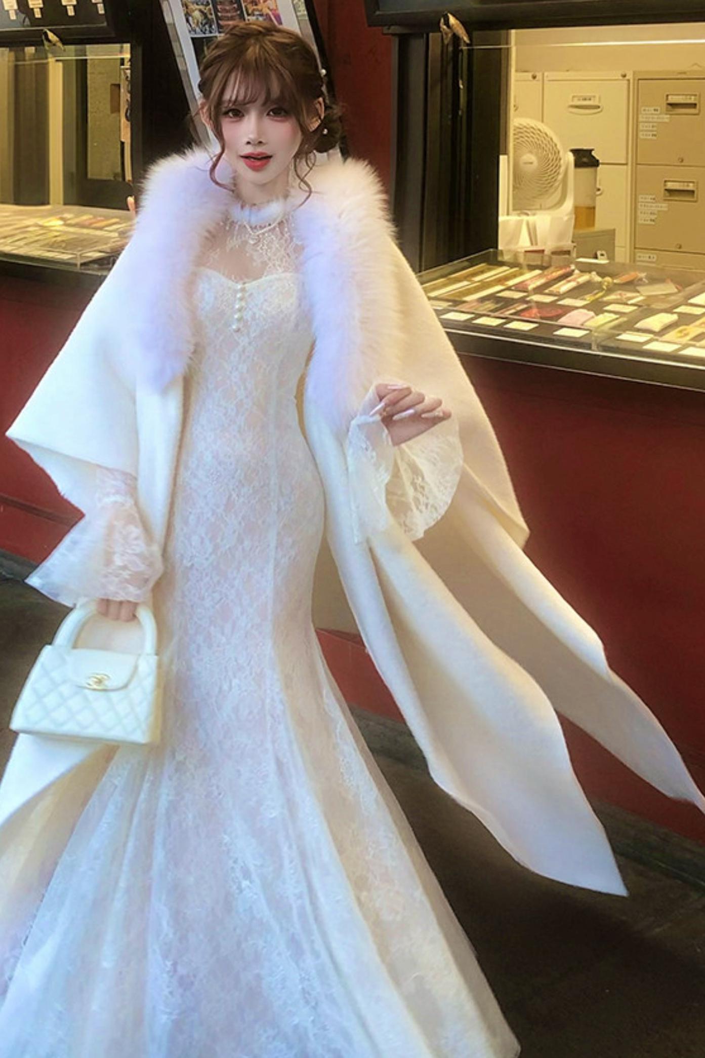 Edelweiss Cloak Cape Coat