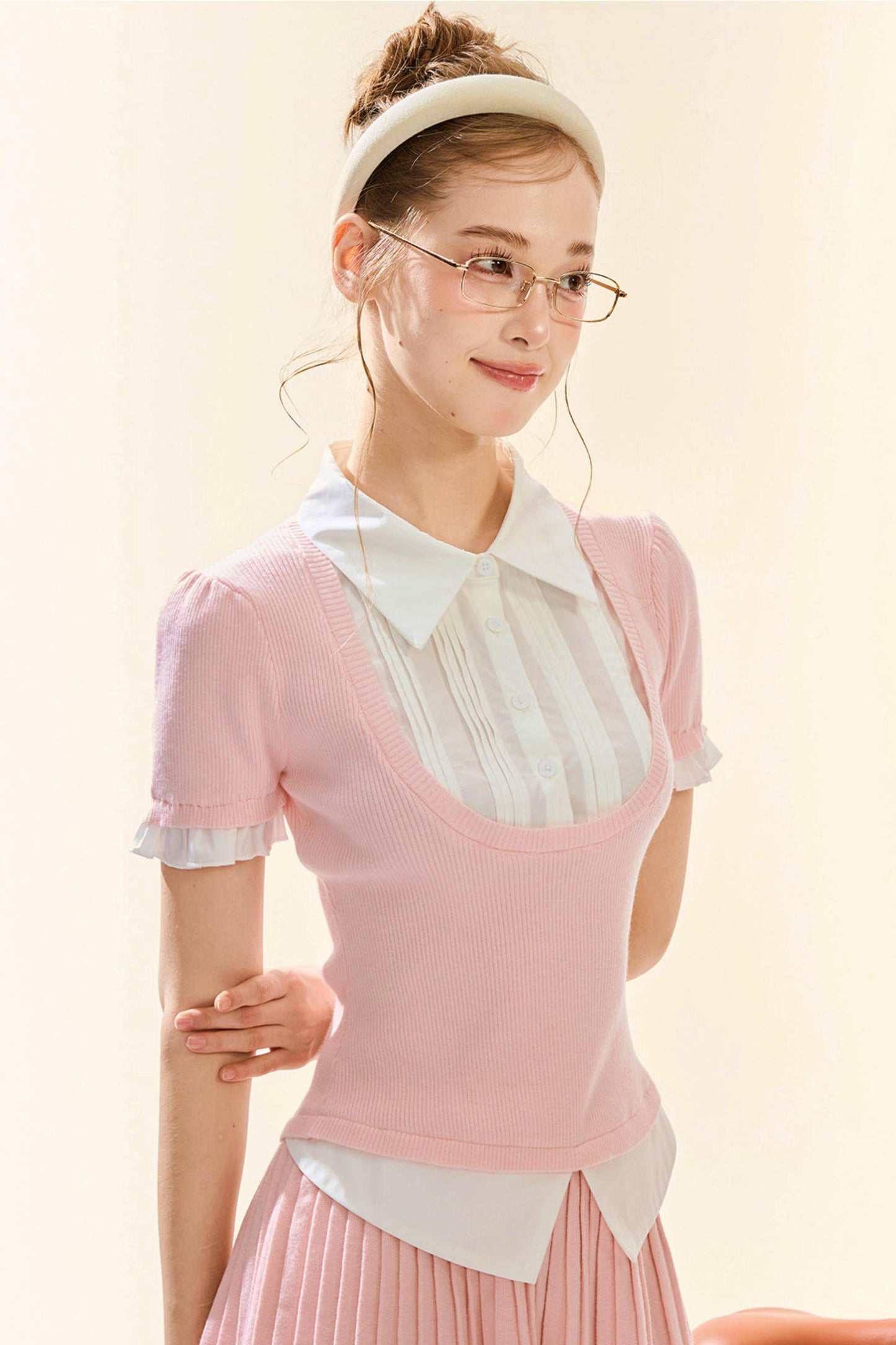Pink Preppy Girl Set