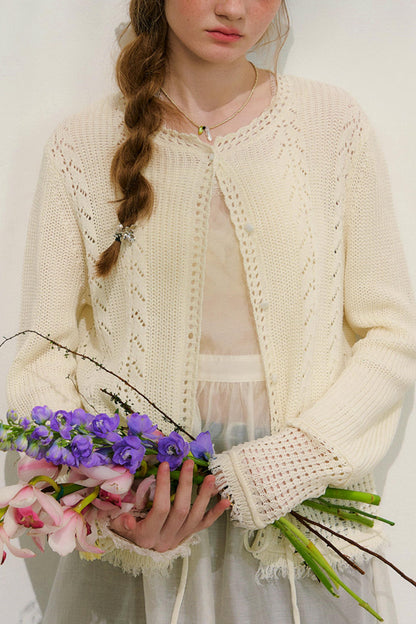 ストリートニットカーディガン