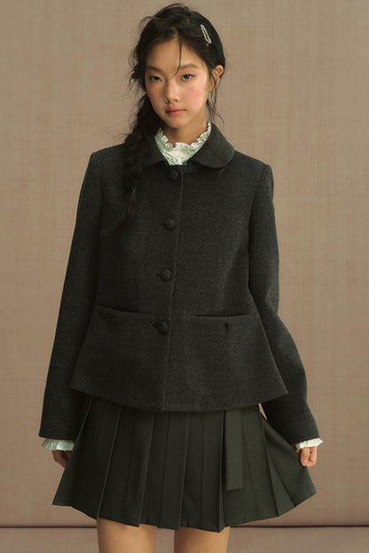 レトロウールンブレザー