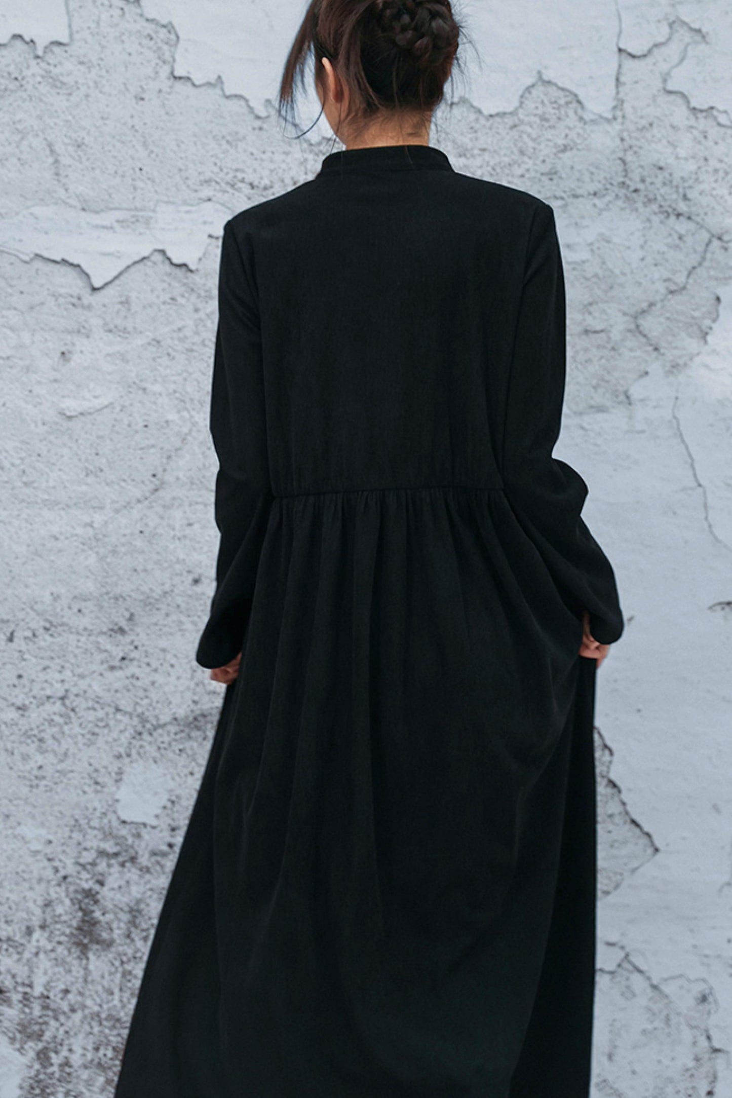 レトロコーデュロイチョンシャンドレス