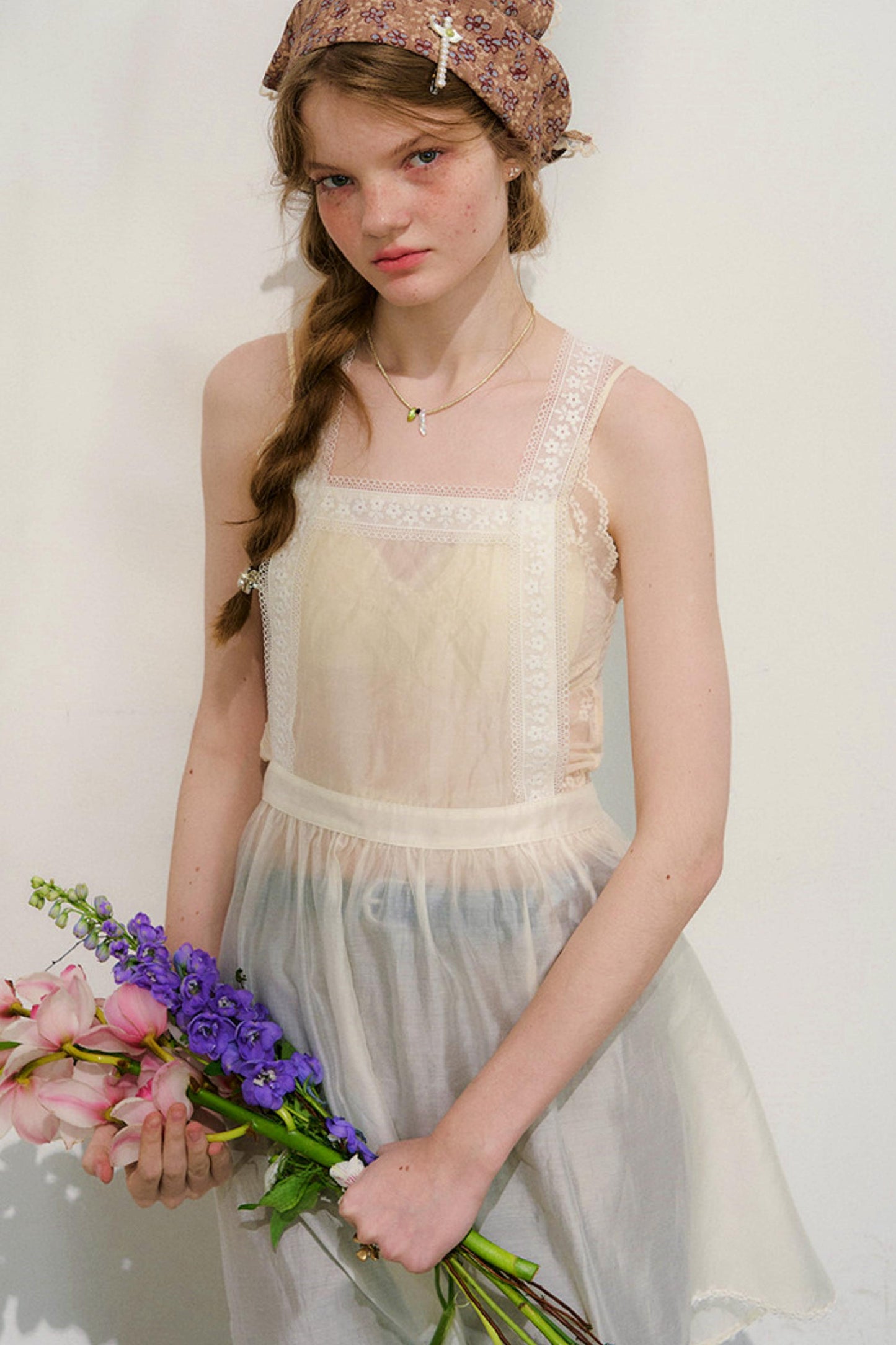 ミストガーデンレースドレス