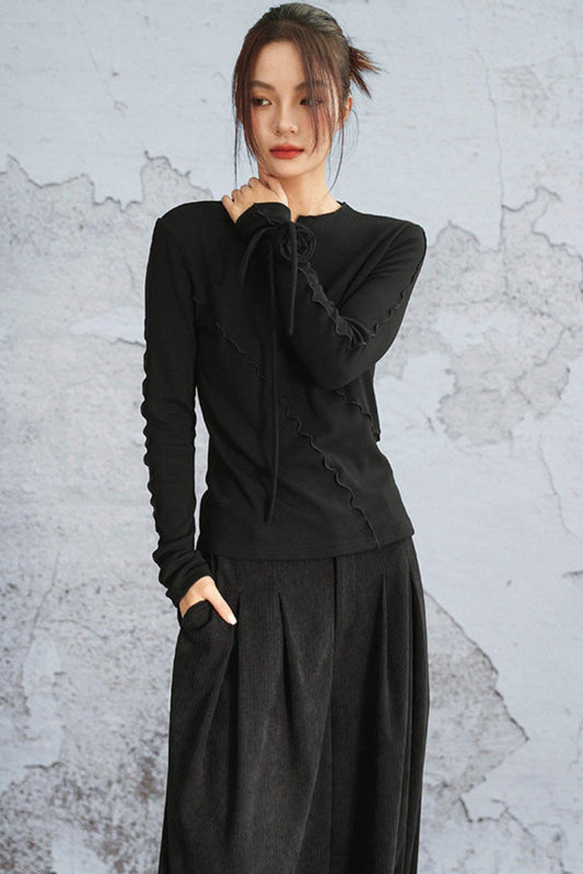 ダークモードスリムトップス