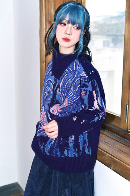 Floating Fin Dream Jacquard Top