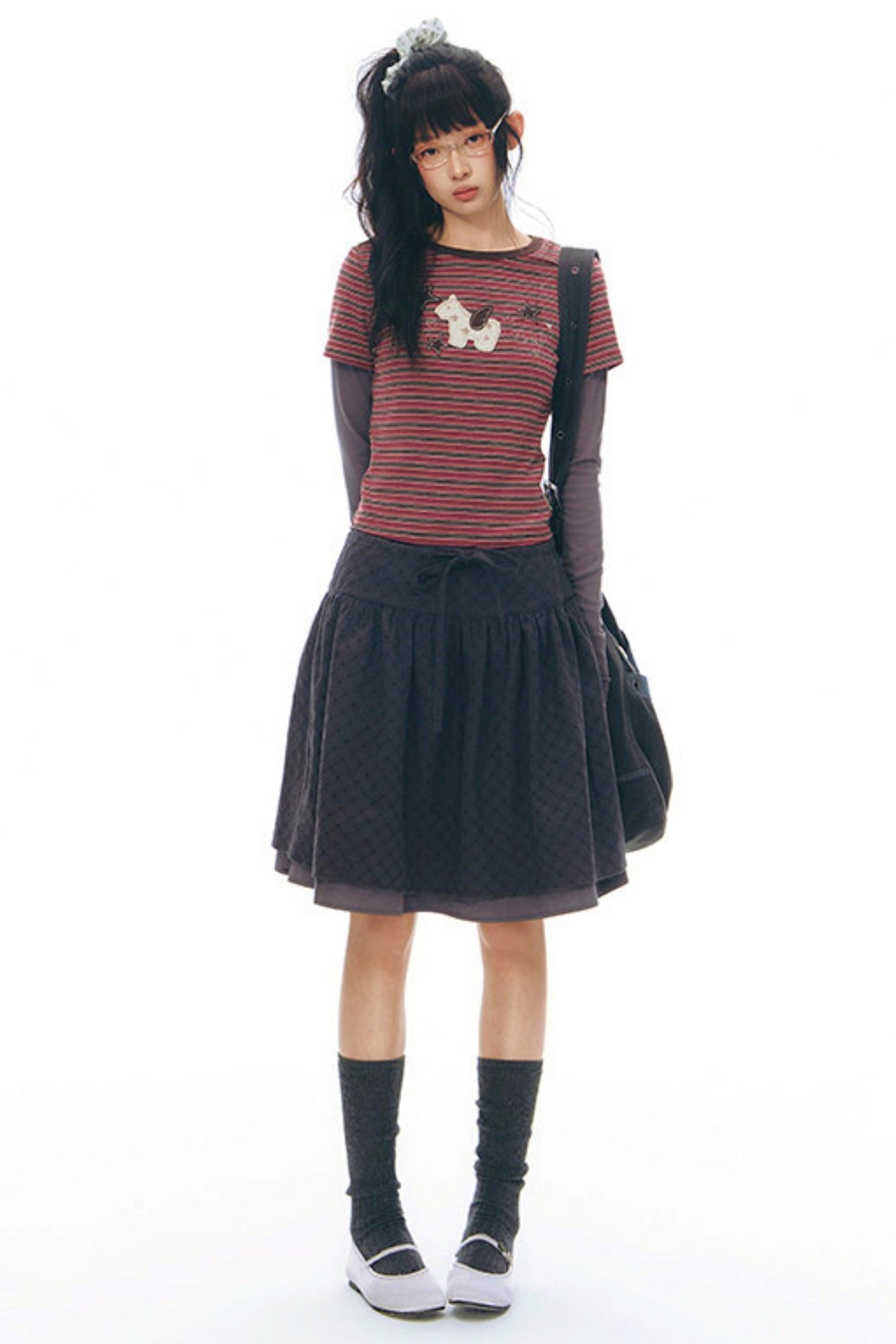 ポニーパッチデザイントップス