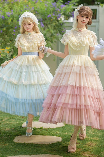 Sweet Gradient Princess Dress + Accessories