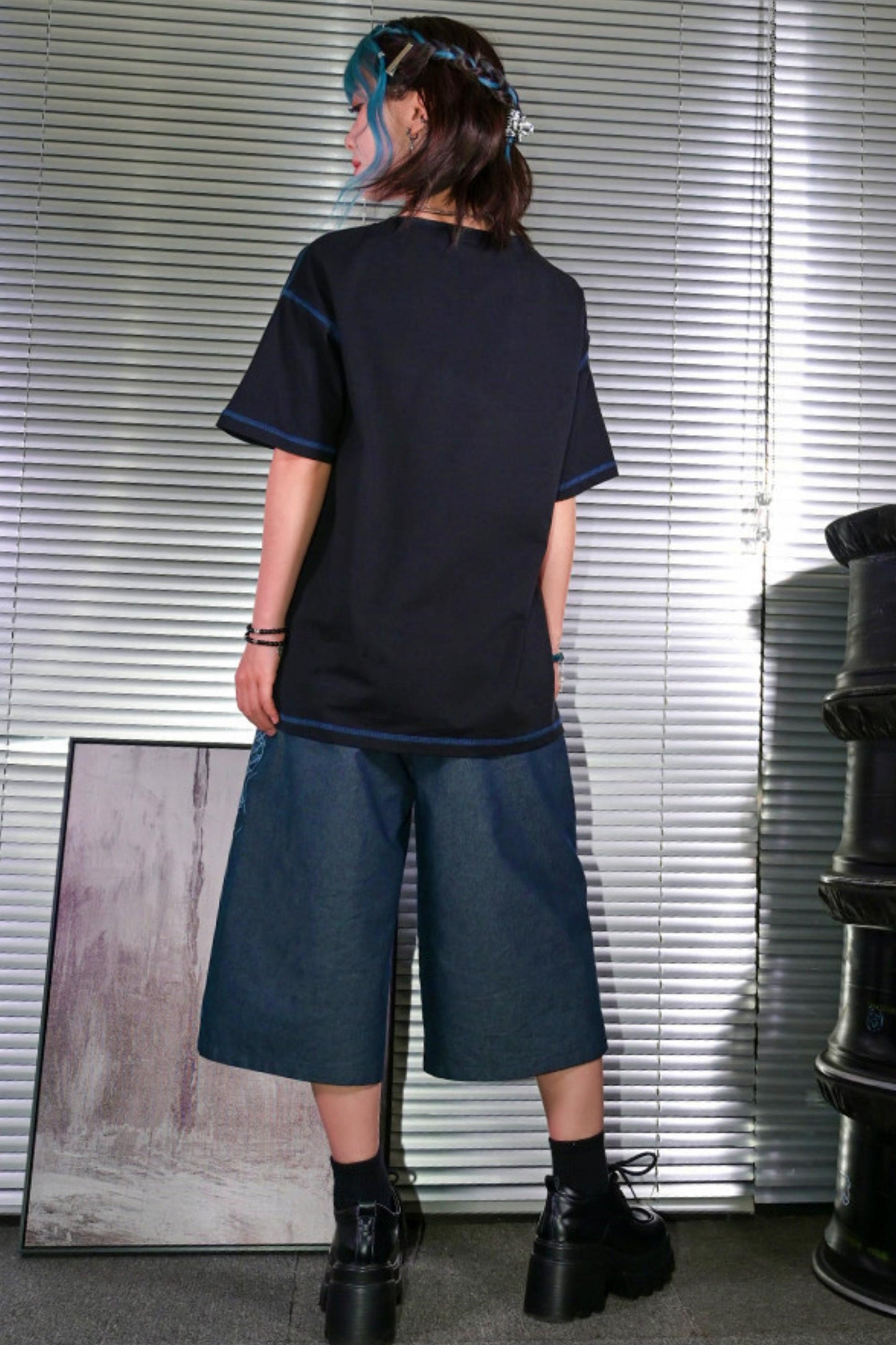 ブルーリアルムヴィンテージデニムパンツ