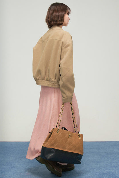 スイートロングニットドレス