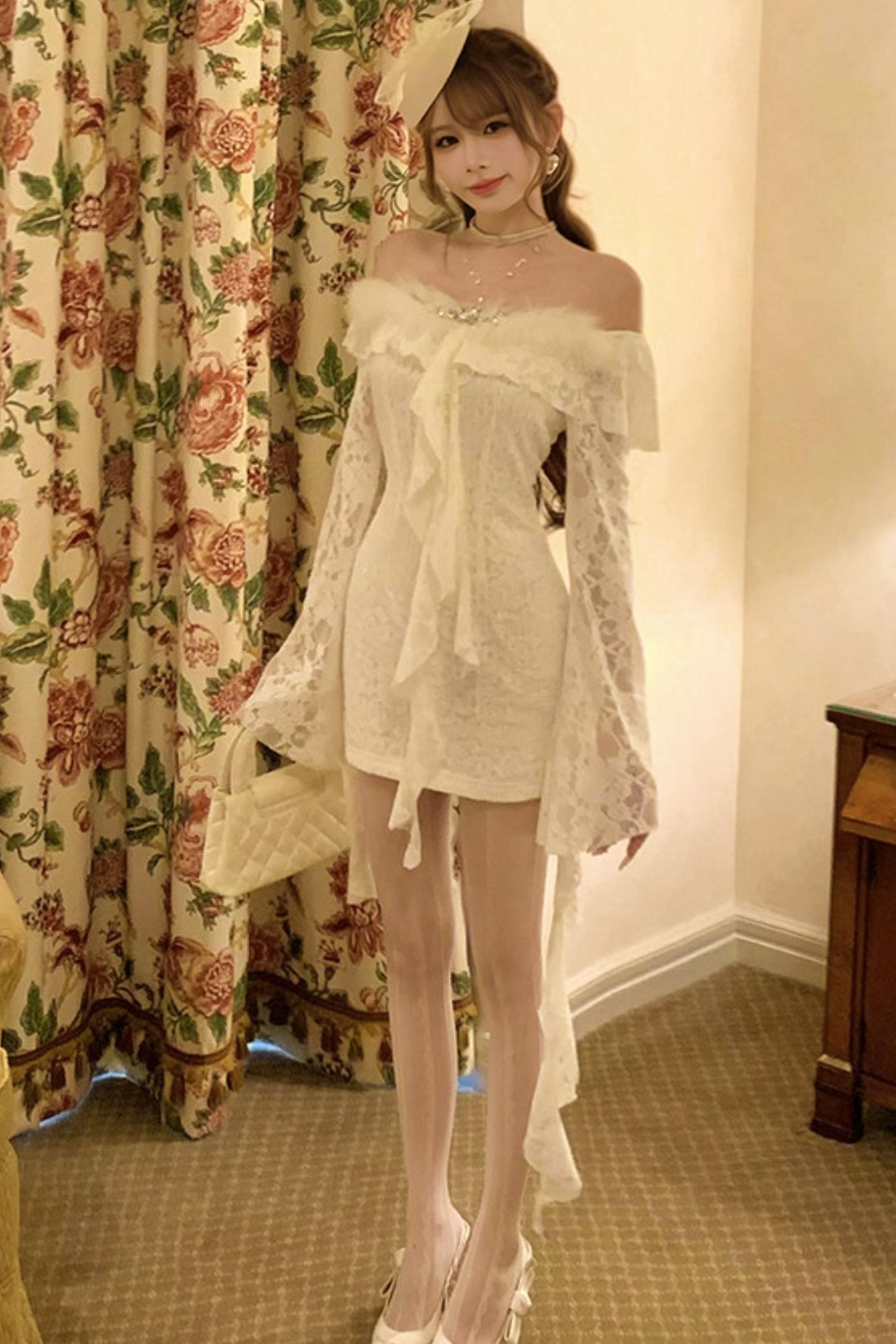 Retro Palace Lace Dress