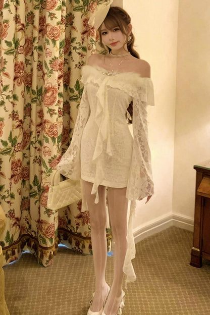 Retro Palace Lace Dress