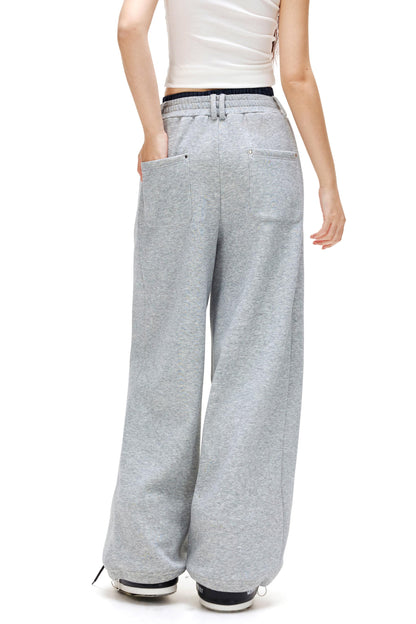 レータラインルーズスウェットパンツ