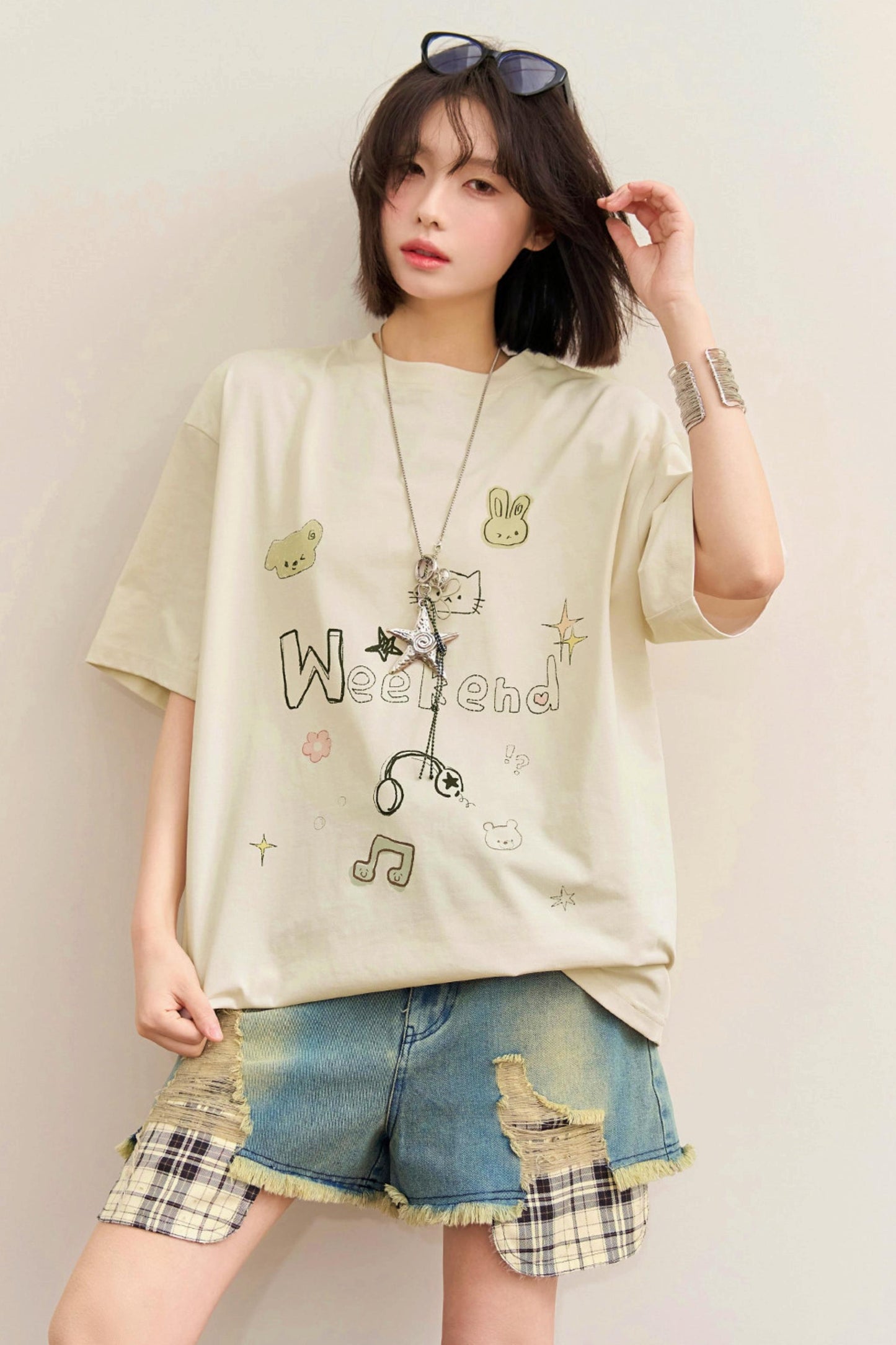 Cute Pet Paradise Loose Top