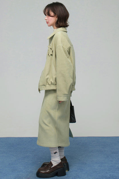 プチレトロパッチワークジャケットセット