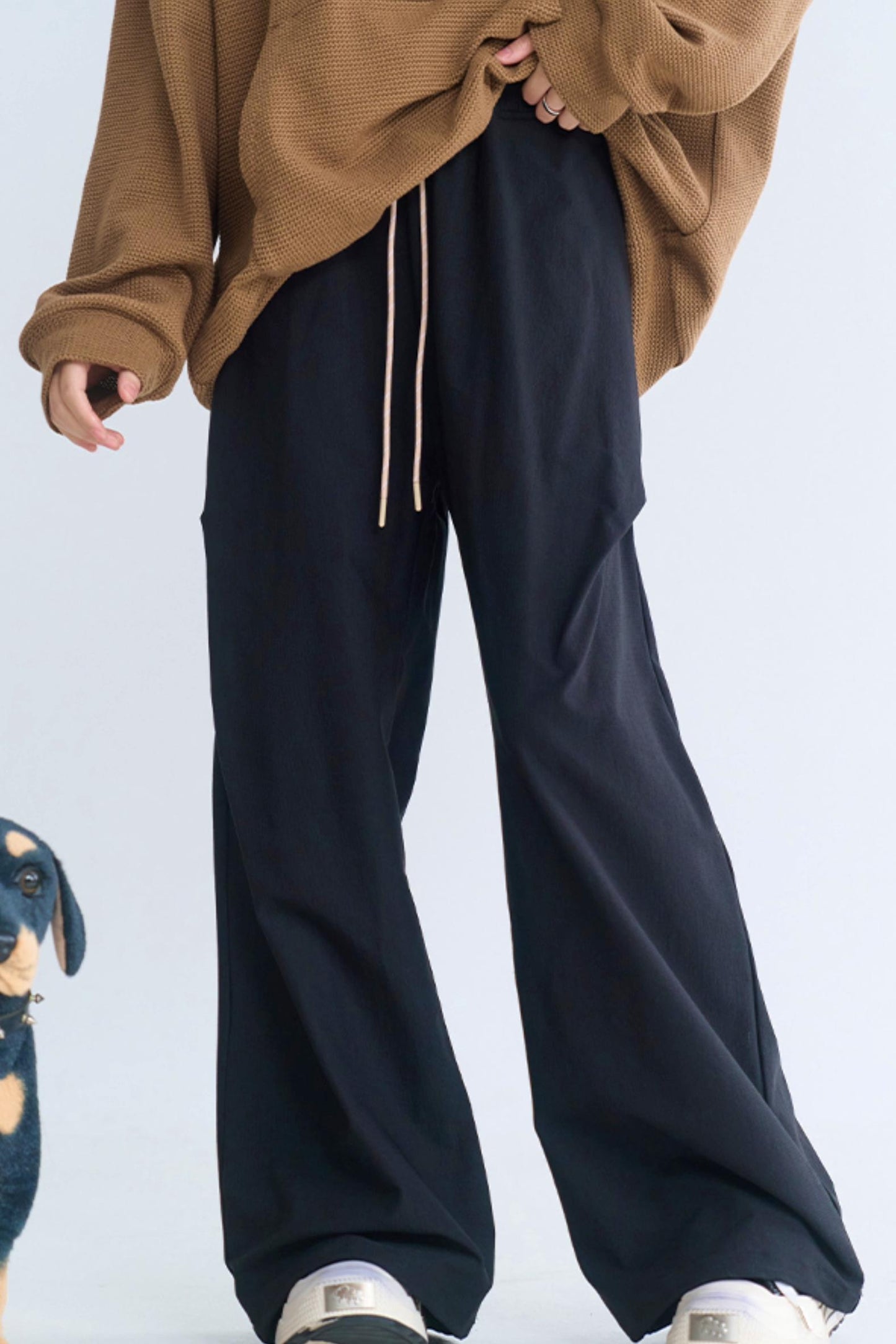 Minimalist Wide Leg Casual Pants