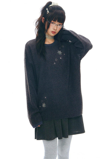 シックスポイントスターニットセーター