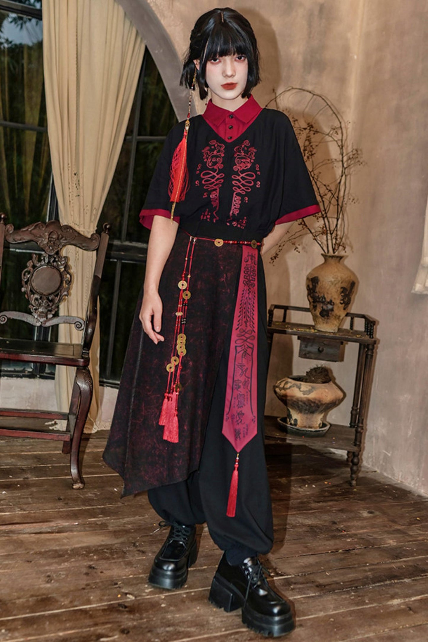 Woven Life Patchwork Pants