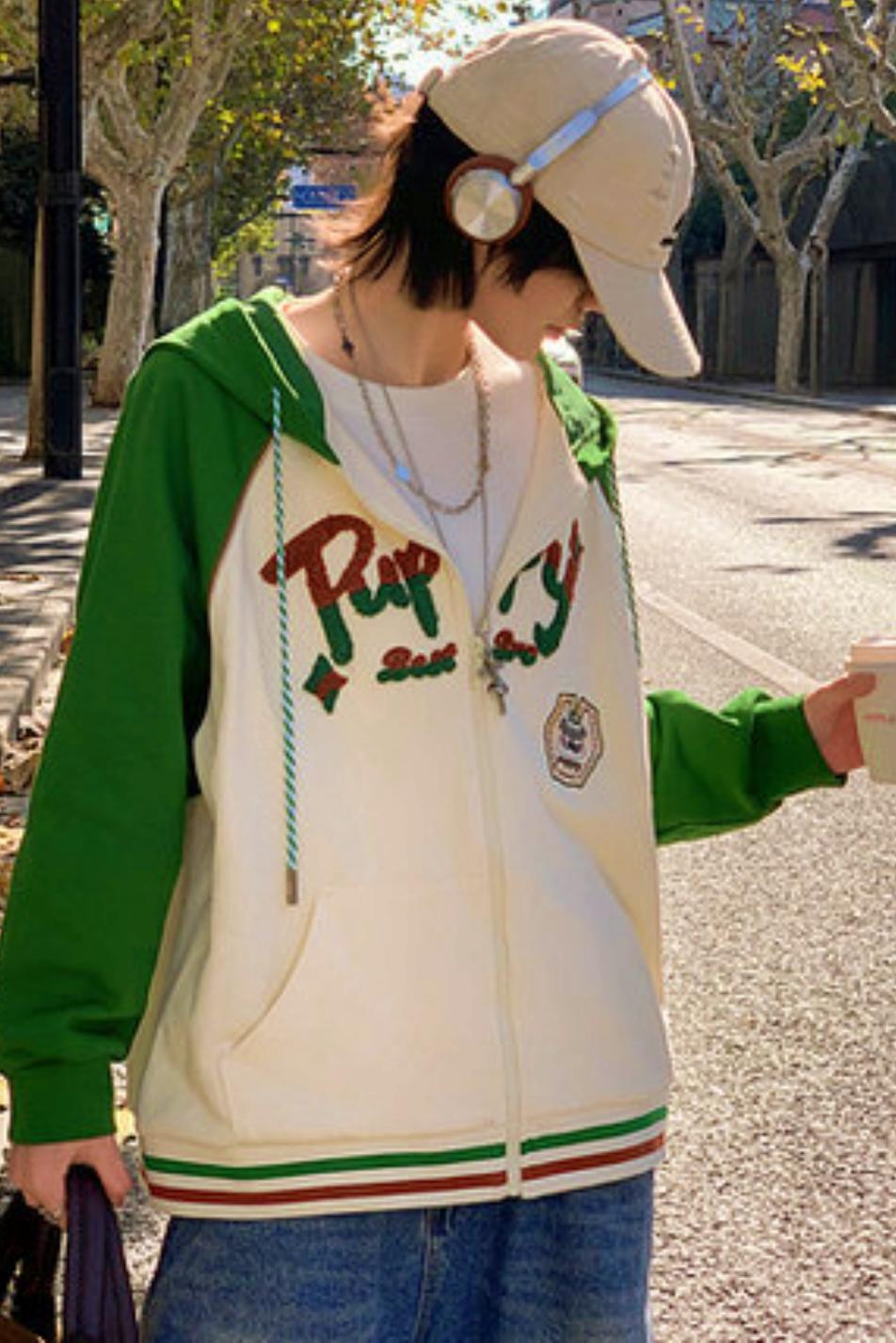 Mori Embroidered Hooded Jacket