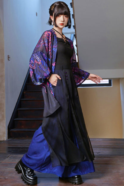 Weaving Life Chiffon Cardigan