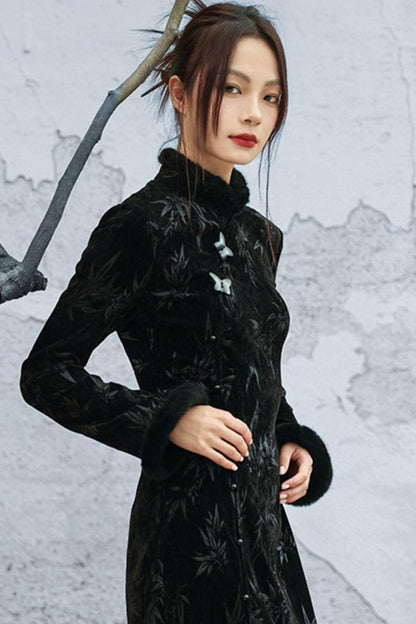 バンブーリーフチョンシャムドレス