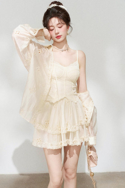 Lace Slim-Fit Camisole Top