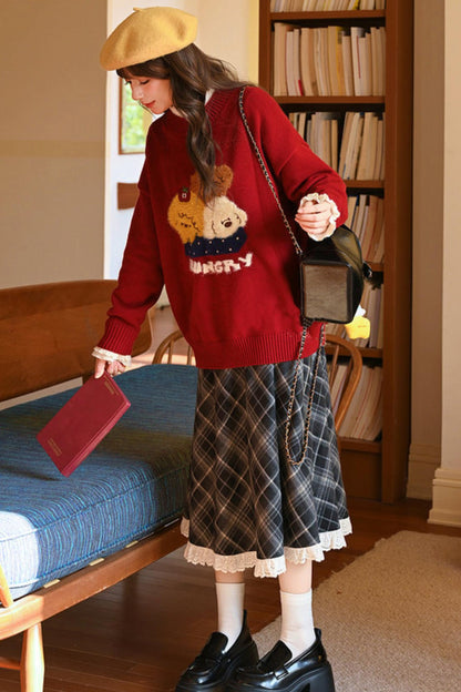 キュートパピーニットセーター