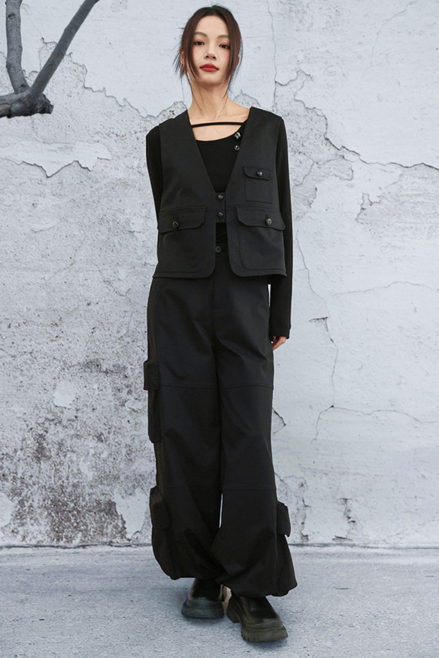 モードマルチポケットVネックベスト