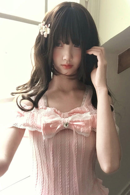 Top estilo muñeca princesa de leche