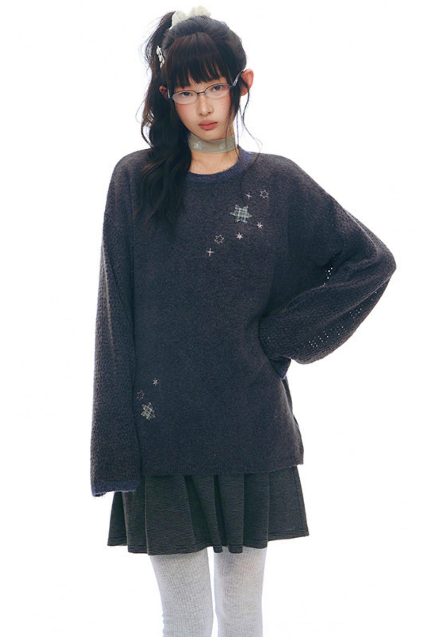 シックスポイントスターニットセーター