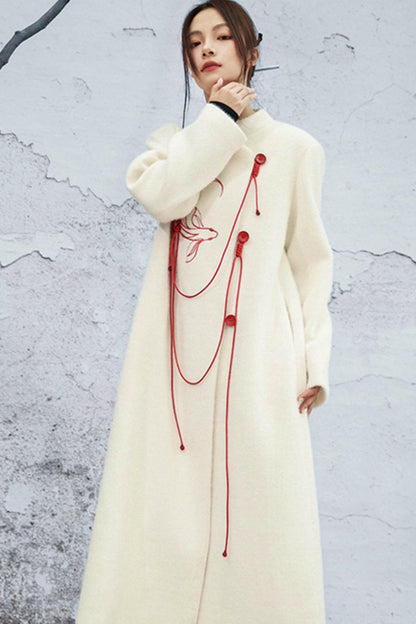 フォーミンクエンブロイダードコート