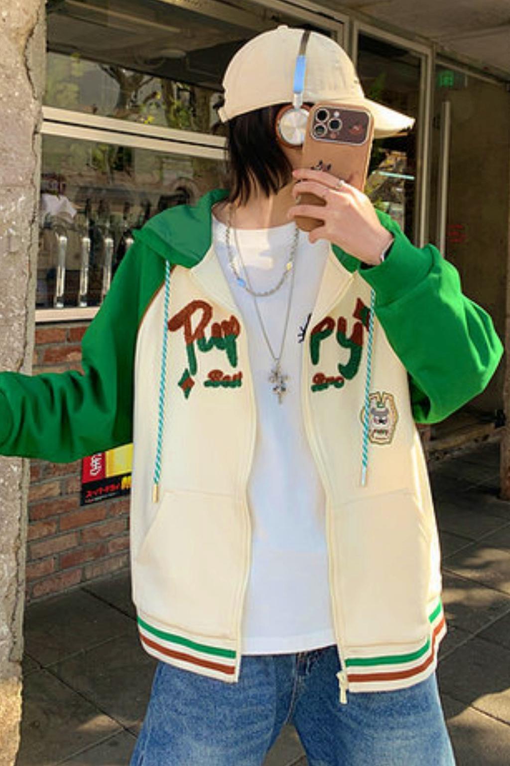 Mori Embroidered Hooded Jacket